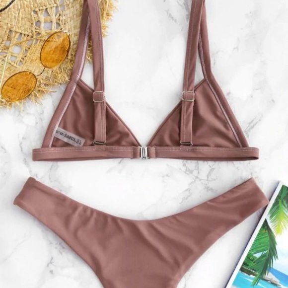 Zaful unlined high cut bikini set - Picture 2 of 5